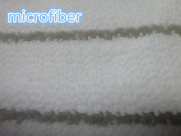 ผ้าซับขนแกะปะการังไมโครไฟเบอร์สีเทาสีขาว 580gsm Mop Pad ผ้า