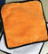 สีส้มสีสัน Fleece 200gsm Suede รถยนต์ทำความสะอาดผ้า 30 * 30 ซม. 400gsm