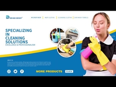 แผ่นม็อบถูพื้นแบบเปียกไมโครไฟเบอร์สำหรับผนังขนาดที่กำหนดเอง