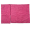 220gsm Warp ถักผ้าไมโครไฟเบอร์สีแดง 40x40 ท่อ 80% Polyester