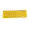Twist Pile Metal Buckles Clip Flat Mop Refill Pad 18 นิ้ว สีเหลือง