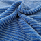 ผ้าทำความสะอาดไมโครไฟเบอร์ 500gsm Blue Wet Twisting Water Absorption
